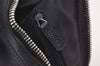 Authentic GUCCI Vintage Shoulder Hand Bag Purse Leather 0013812 Black 1925J