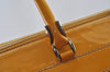 Authentic GUCCI Vintage Abbey Shoulder Tote Bag Enemel 189931 Yellow 1926J