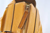Authentic GUCCI Vintage Abbey Shoulder Tote Bag Enemel 189931 Yellow 1926J