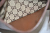Authentic GUCCI Vintage Shoulder Tote Bag GG Canvas Leather 0190426 Brown 1926K
