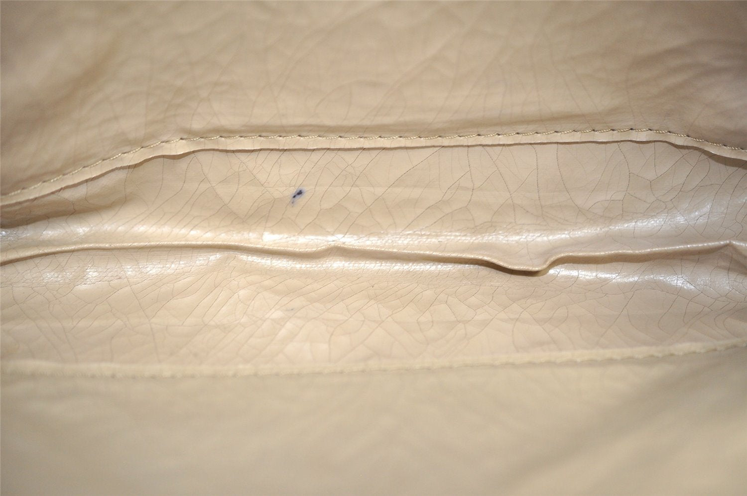 Authentic Christian Dior Trotter Clutch Bag Purse Canvas Leather Blue 1927I