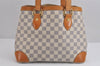 Authentic Louis Vuitton Damier Azur Hampstead PM N51207 Shoulder Tote Bag 1927J