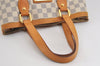 Authentic Louis Vuitton Damier Azur Hampstead PM N51207 Shoulder Tote Bag 1927J