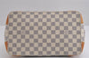 Authentic Louis Vuitton Damier Azur Hampstead PM N51207 Shoulder Tote Bag 1927J