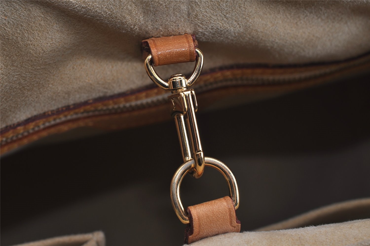 Authentic Louis Vuitton Damier Azur Hampstead PM N51207 Shoulder Tote Bag 1927J