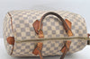 Authentic Louis Vuitton Damier Azur Speedy30 Hand Boston Bag N41533 LV 1927K