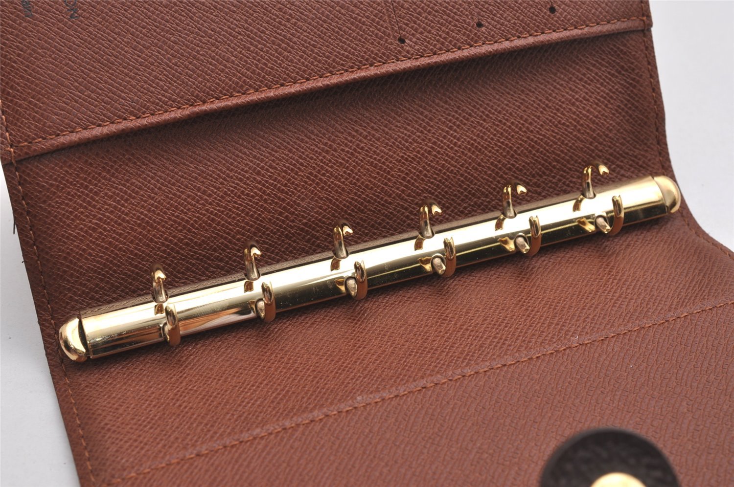 Authentic Louis Vuitton Monogram Agenda PM Notebook Cover R20005 LV 1928I