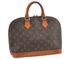Authentic Louis Vuitton Monogram Alma Hand Bag Purse M51130 LV 1930J