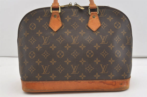 Authentic Louis Vuitton Monogram Alma Hand Bag Purse M51130 LV 1930J