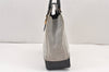 Authentic GUCCI Shoulder Hand Bag Purse Canvas Leather 0021103 Black 1930K