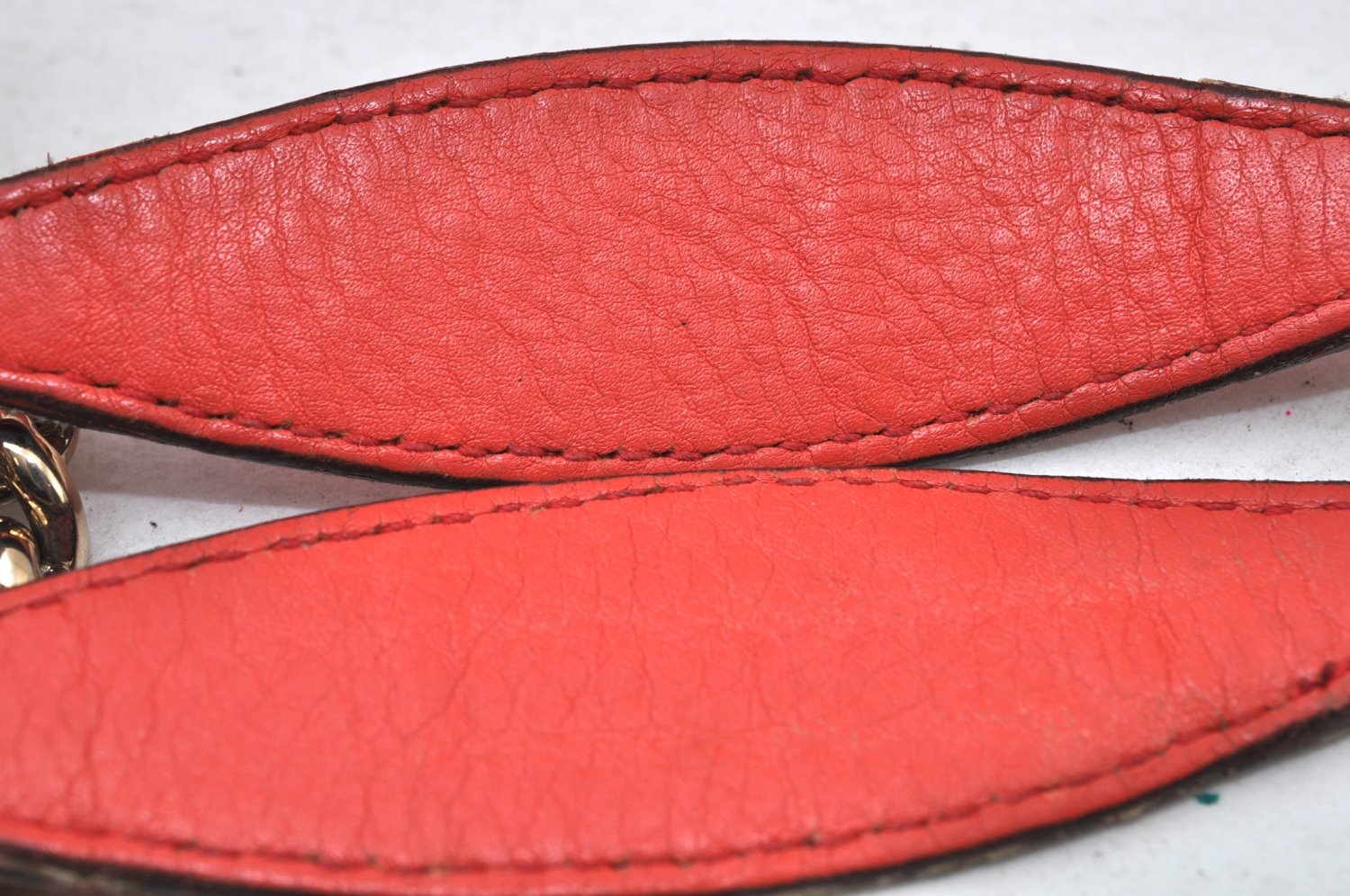 Authentic GUCCI SOHO Tassel Shoulder Tote Bag Chain Leather 308982 Pink 1931J