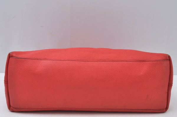 Authentic GUCCI SOHO Tassel Shoulder Tote Bag Chain Leather 308982 Pink 1931J