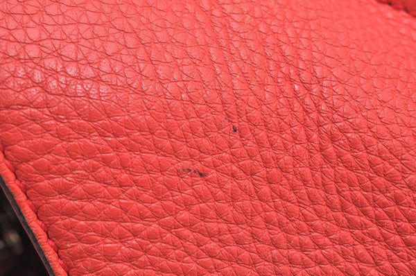 Authentic GUCCI SOHO Tassel Shoulder Tote Bag Chain Leather 308982 Pink 1931J