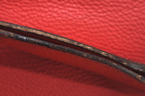 Authentic GUCCI SOHO Tassel Shoulder Tote Bag Chain Leather 308982 Pink 1931J