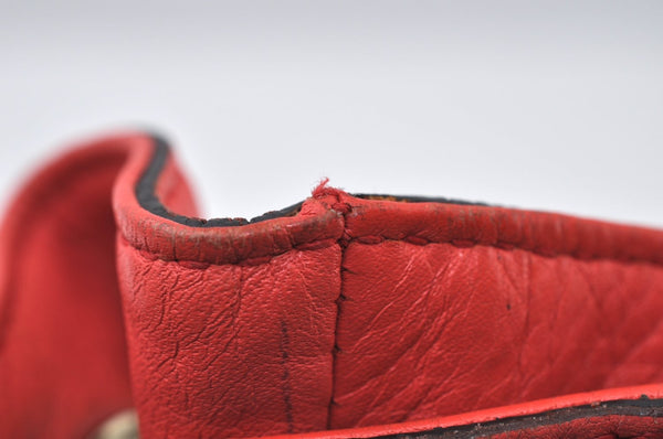 Authentic GUCCI SOHO Tassel Shoulder Tote Bag Chain Leather 308982 Pink 1931J