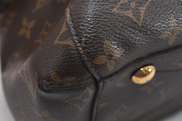 Authentic Louis Vuitton Monogram Montaigne MM 2Way Hand Bag M41056 LV 1931K