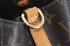 Authentic Louis Vuitton Monogram Montaigne MM 2Way Hand Bag M41056 LV 1931K