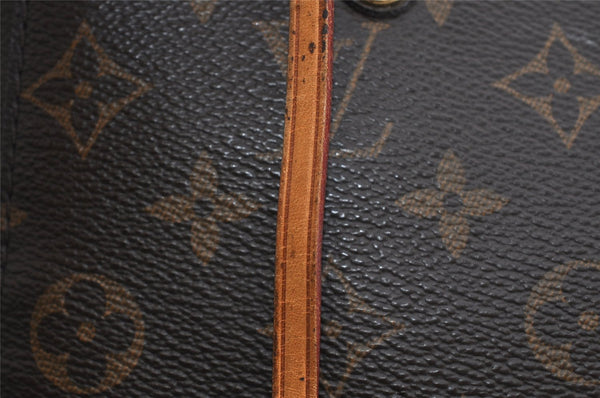 Authentic Louis Vuitton Monogram Montaigne MM 2Way Hand Bag M41056 LV 1931K