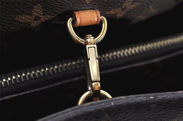 Authentic Louis Vuitton Monogram Montaigne MM 2Way Hand Bag M41056 LV 1931K