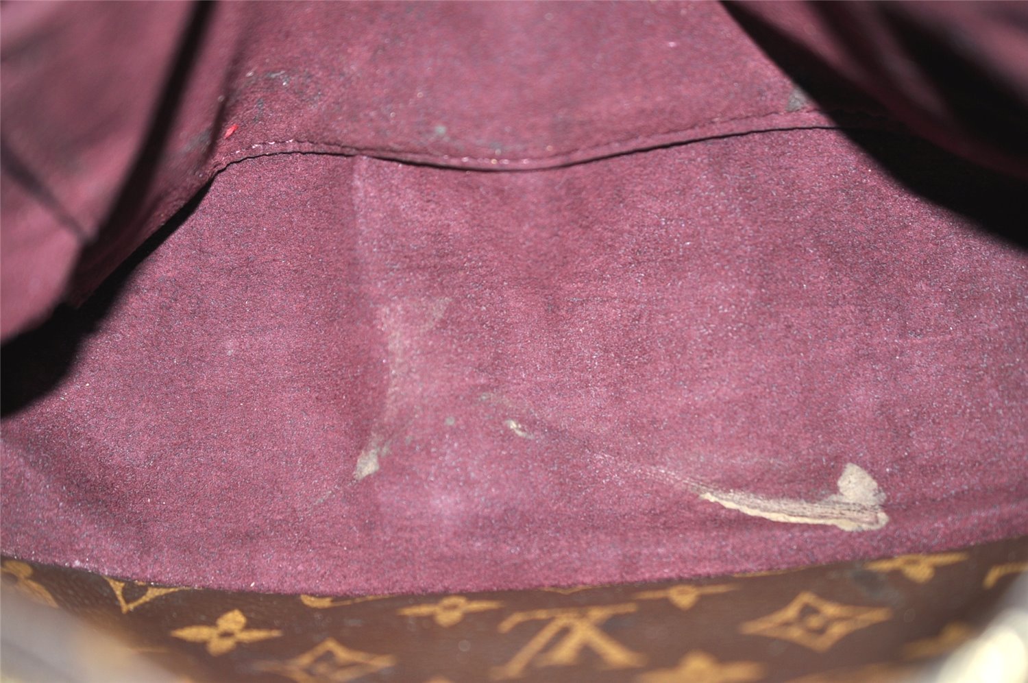 Authentic Louis Vuitton Monogram Montaigne MM 2Way Hand Bag M41056 LV 1931K