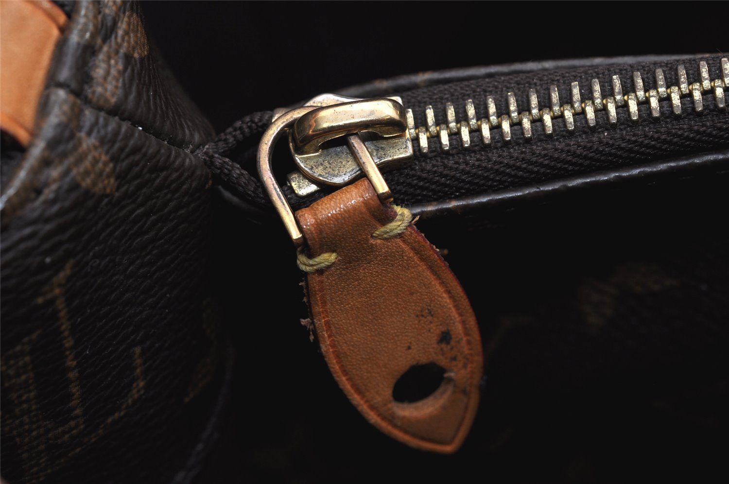 Authentic Louis Vuitton Monogram Montaigne MM 2Way Hand Bag M41056 LV 1931K