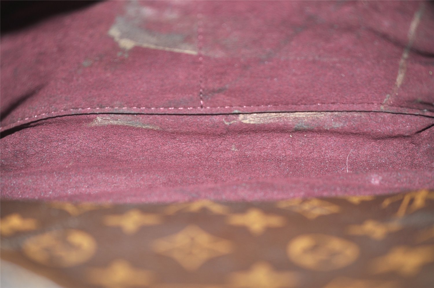 Authentic Louis Vuitton Monogram Montaigne MM 2Way Hand Bag M41056 LV 1931K