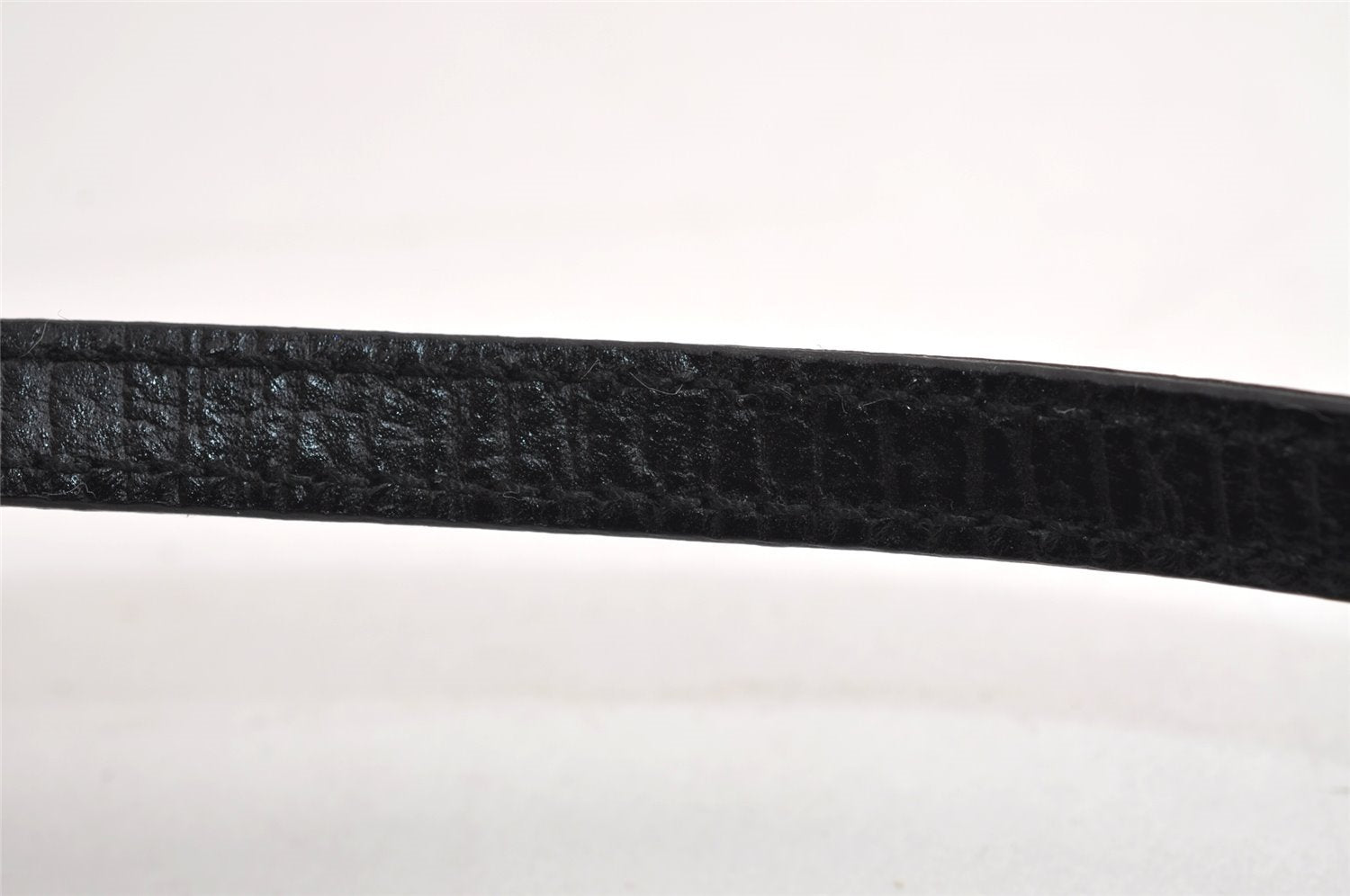 Authentic GUCCI Hand Bag Pouch Purse GG Canvas Leather 071982123 Black 1932J