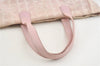 Authentic CHANEL New Travel Line Shoulder Tote Bag Nylon Leather Pink 1933J