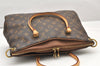 Authentic Louis Vuitton Monogram Pallas 2Way Hand Bag Brown M40907 LV 1933K