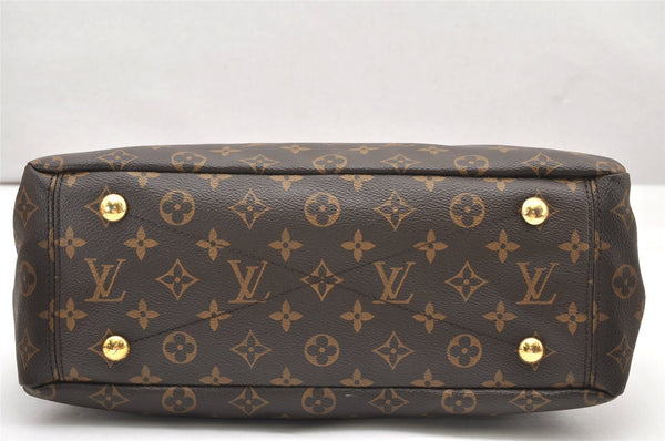 Authentic Louis Vuitton Monogram Pallas 2Way Hand Bag Brown M40907 LV 1933K