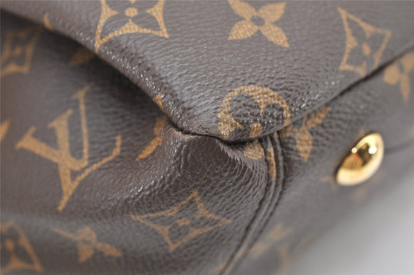 Authentic Louis Vuitton Monogram Pallas 2Way Hand Bag Brown M40907 LV 1933K