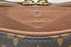 Authentic Louis Vuitton Monogram Pallas 2Way Hand Bag Brown M40907 LV 1933K