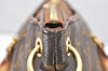 Authentic Louis Vuitton Monogram Pallas 2Way Hand Bag Brown M40907 LV 1933K