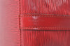 Authentic Louis Vuitton Epi Petit Noe Shoulder Drawstring Bag M44107 Red 1934J
