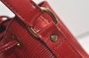 Authentic Louis Vuitton Epi Petit Noe Shoulder Drawstring Bag M44107 Red 1934J