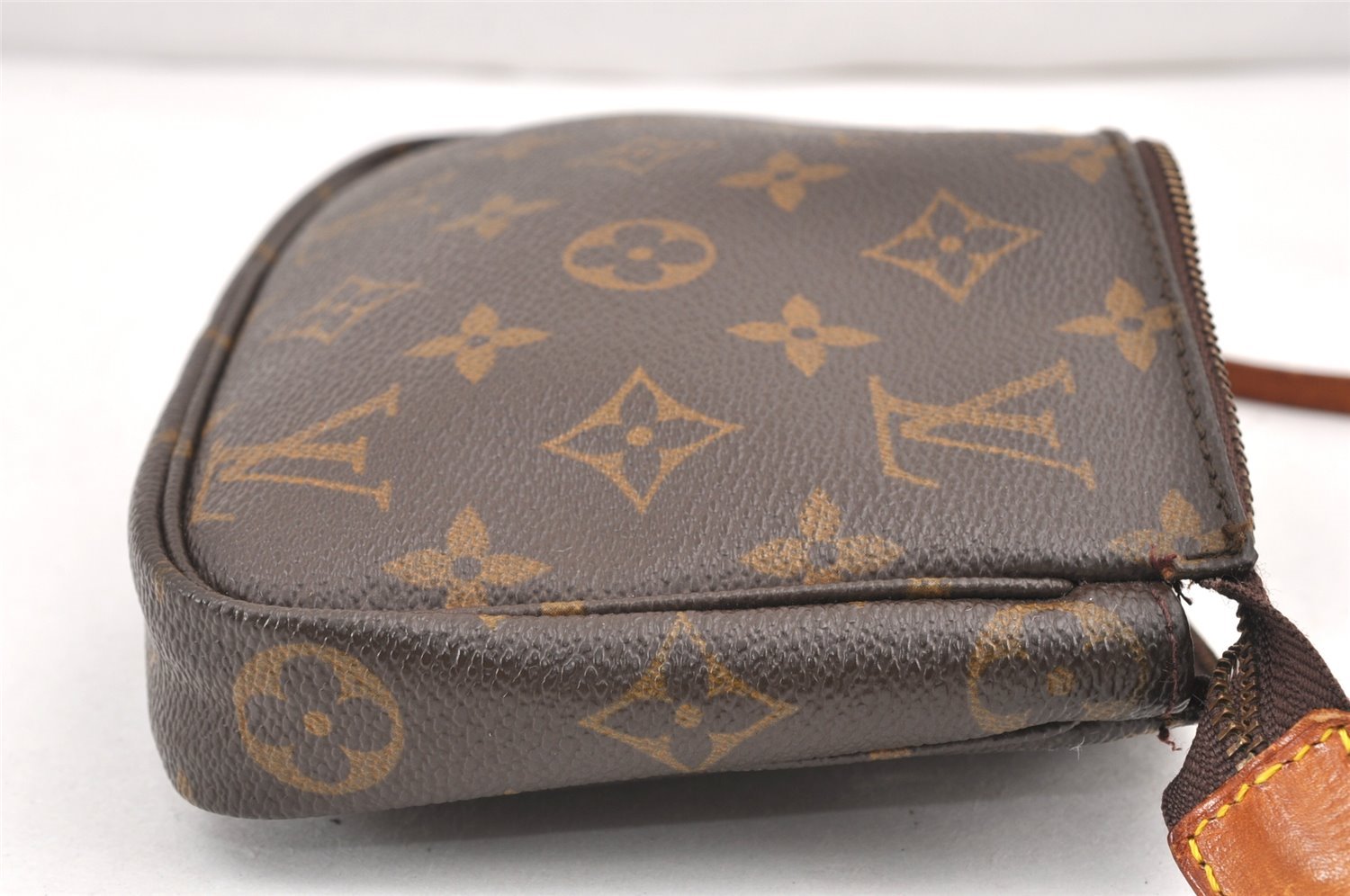 Authentic Louis Vuitton Monogram Pochette Accessoires Pouch M51980 LV Junk 1934K