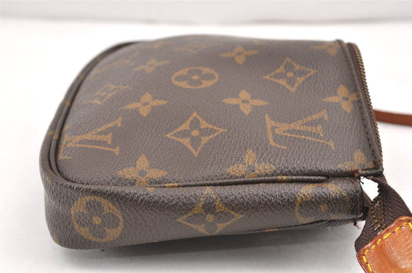 Authentic Louis Vuitton Monogram Pochette Accessoires Pouch M51980 LV Junk 1934K