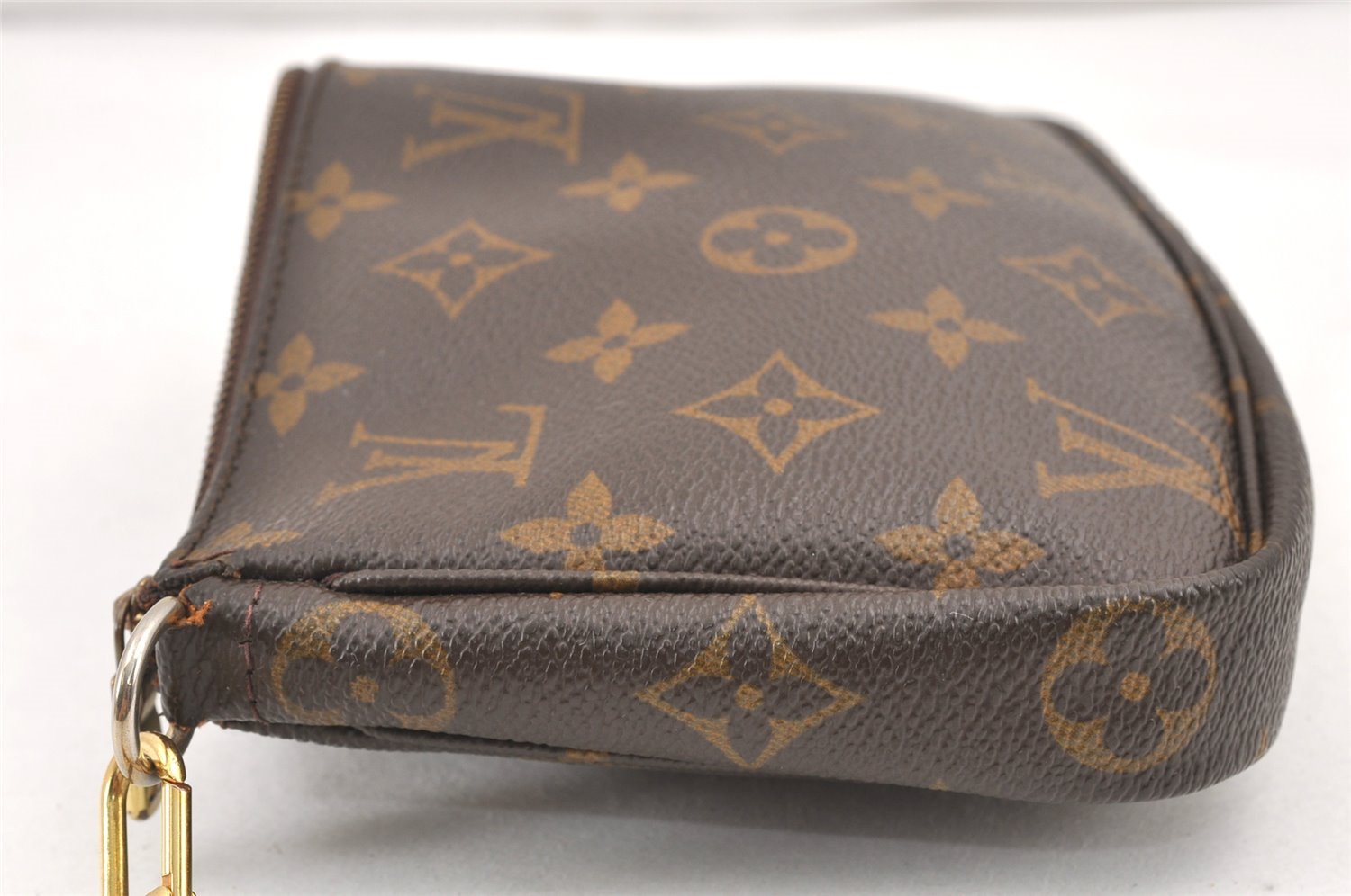 Authentic Louis Vuitton Monogram Pochette Accessoires Pouch M51980 LV Junk 1934K