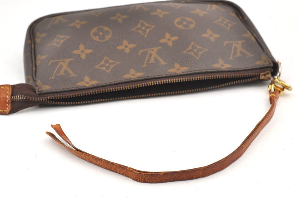 Authentic Louis Vuitton Monogram Pochette Accessoires Pouch M51980 LV Junk 1934K