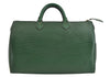 Authentic Louis Vuitton Epi Speedy 35 Hand Boston Bag Green M42994 LV 1935J