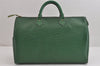 Authentic Louis Vuitton Epi Speedy 35 Hand Boston Bag Green M42994 LV 1935J