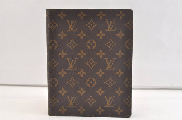 Authentic Louis Vuitton Monogram Agenda Bureau Note book Cover R20001 LV 1935K