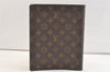 Authentic Louis Vuitton Monogram Agenda Bureau Note book Cover R20001 LV 1935K
