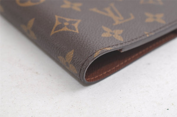 Authentic Louis Vuitton Monogram Agenda Bureau Note book Cover R20001 LV 1935K