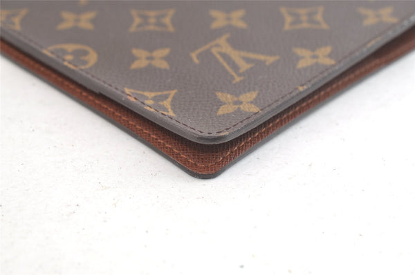 Authentic Louis Vuitton Monogram Agenda Bureau Note book Cover R20001 LV 1935K