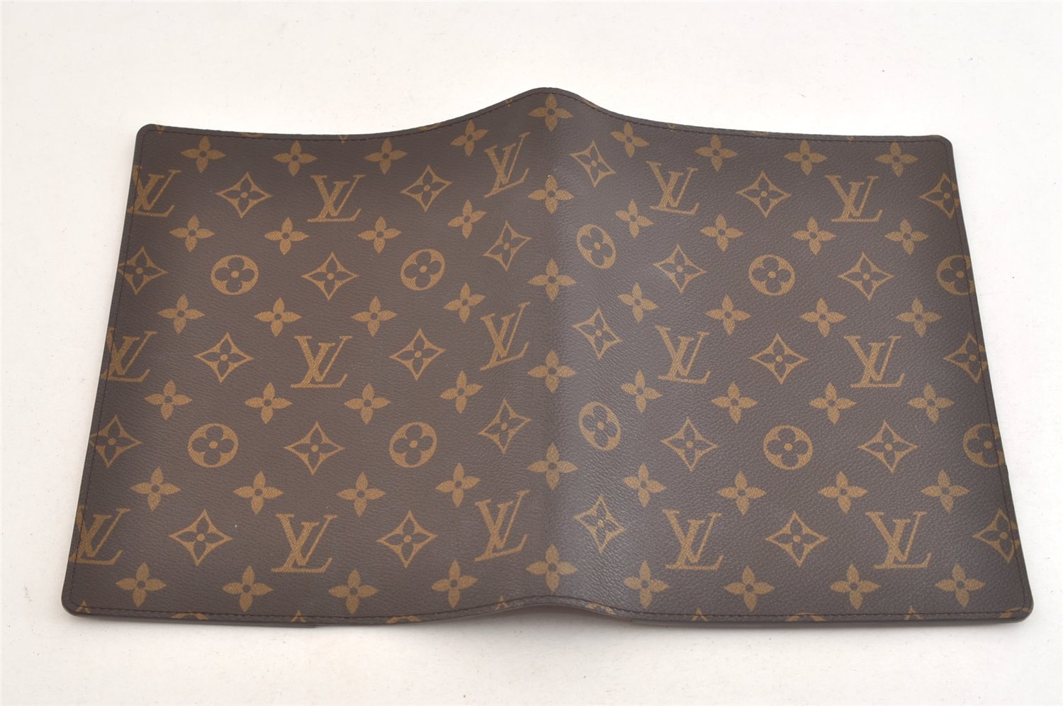 Authentic Louis Vuitton Monogram Agenda Bureau Note book Cover R20001 LV 1935K
