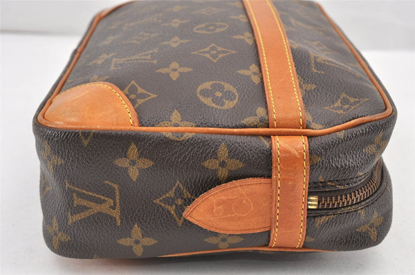 Authentic Louis Vuitton Monogram Compiegne 28 Clutch Hand Bag M51845 LV 1936K