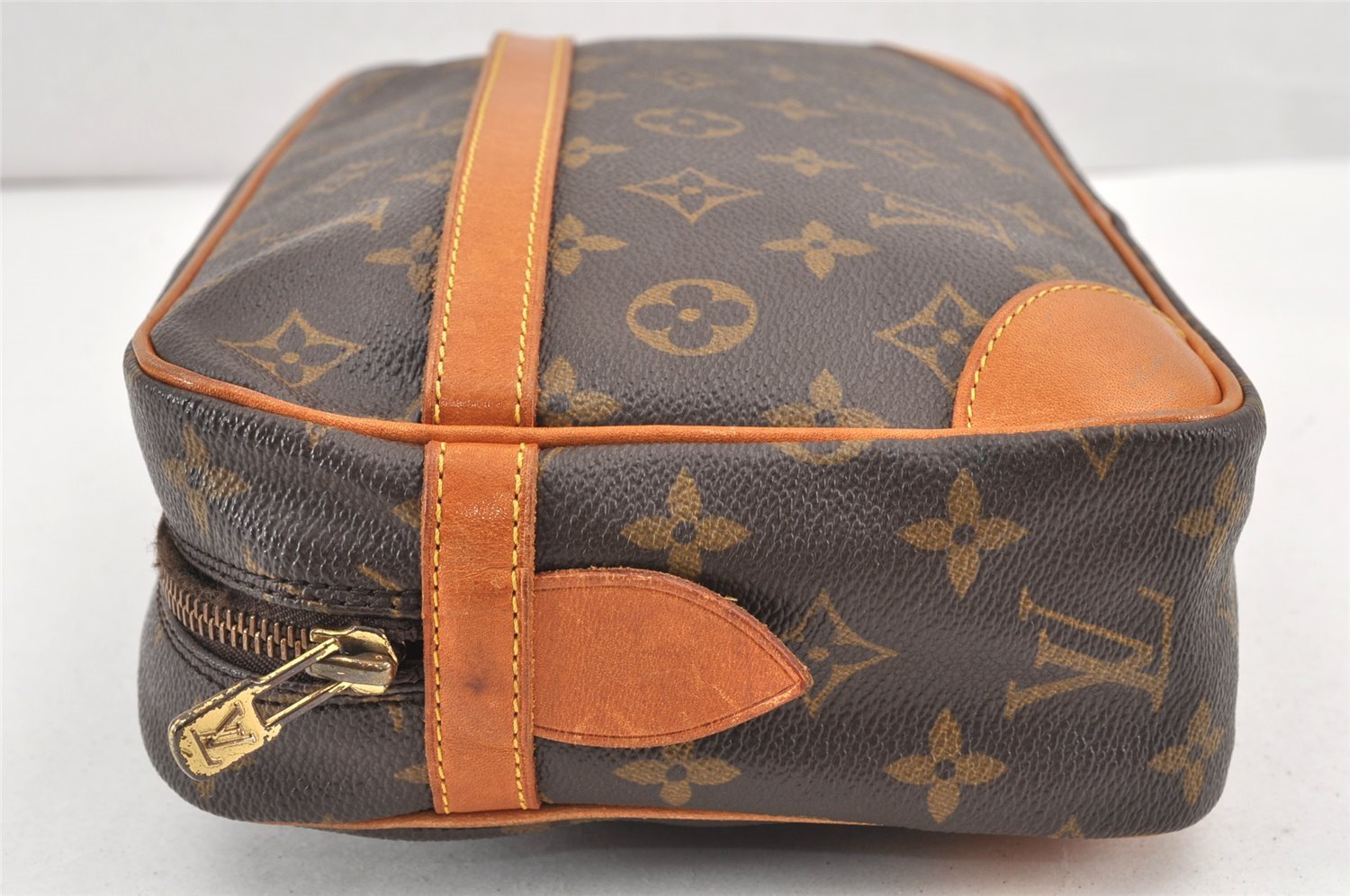 Authentic Louis Vuitton Monogram Compiegne 28 Clutch Hand Bag M51845 LV 1936K
