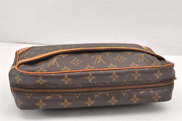Authentic Louis Vuitton Monogram Compiegne 28 Clutch Hand Bag M51845 LV 1936K