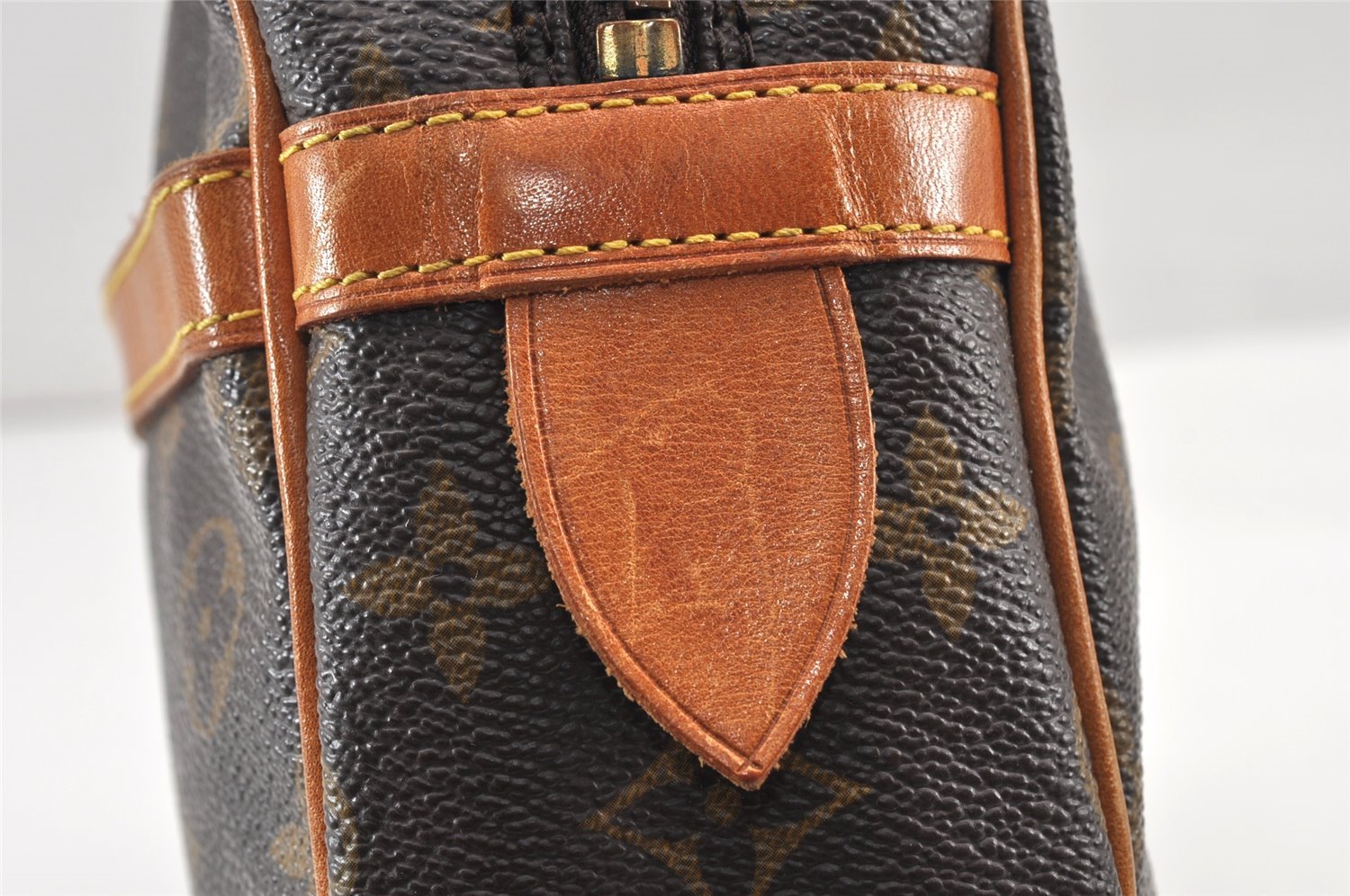 Authentic Louis Vuitton Monogram Compiegne 28 Clutch Hand Bag M51845 LV 1936K